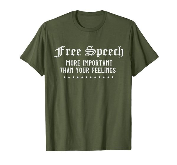 

Honest Freedom Of Speech 1st Amendment Feelings T-Shirt, Mainly pictures