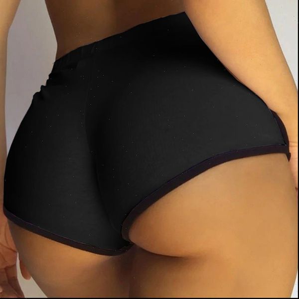 

casual women short fashion white black high waist biker bodycon shorts summer cotton sweat mini femme