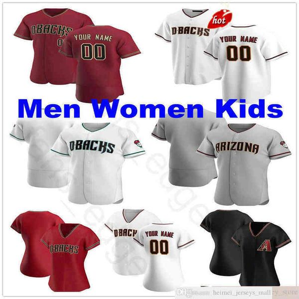

2022 news custom men women kids youth baseball jerseys 4 starling marte 13 nick ahmed 40 madison bumgarner jake lamb kole calhoun stitched, Black