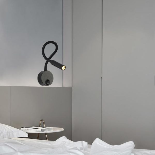 

wall lamp hartisan led bedside working study reading sconces 3w book night light fixtures spot for bedroom