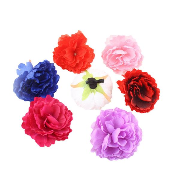 

girls hair accessories hairclips bb clip barrettes clips headbands for children kids flower hairpin bohemian holiday travel b9429, Slivery;white
