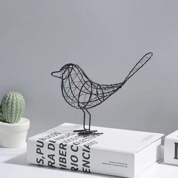 

iron bird ornaments creative home store living room crafts decoration cute small gift simple gold other decor