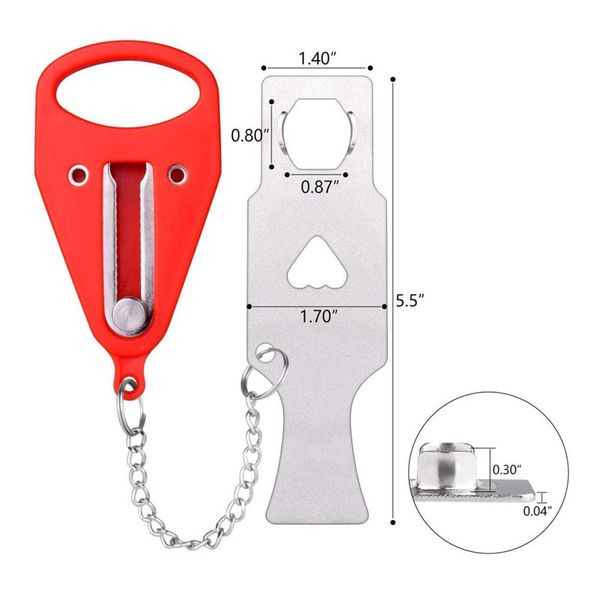 

portable door lock self-defense anti theft travel accommodation security l apartment home children protection gate locks ccf7372