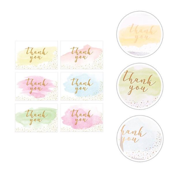 

12pcs thanksgiving day thank you watercolor greeting cards