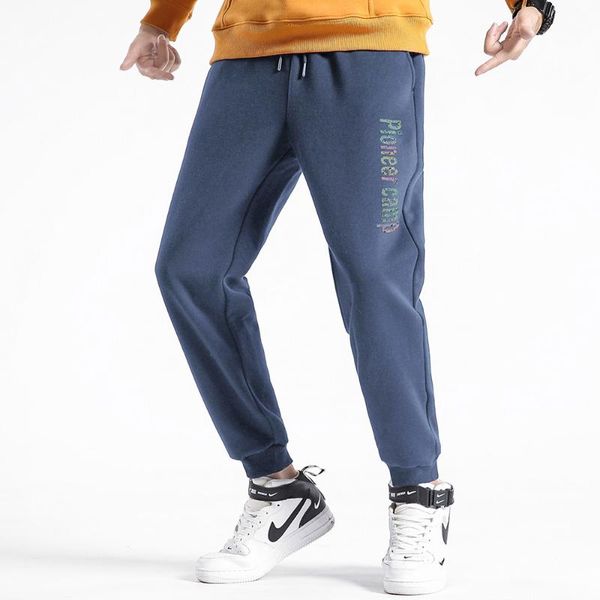 

pioneer camp 2021 hip hop causal pants men 100% cotton warm winter black blue men's joggers sweatpants azk05031032h