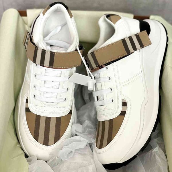 

men designer shoes vintage check sneakers men women hool loop platform sneaker suede leather trainers black white mesh runner shoe yemianbu