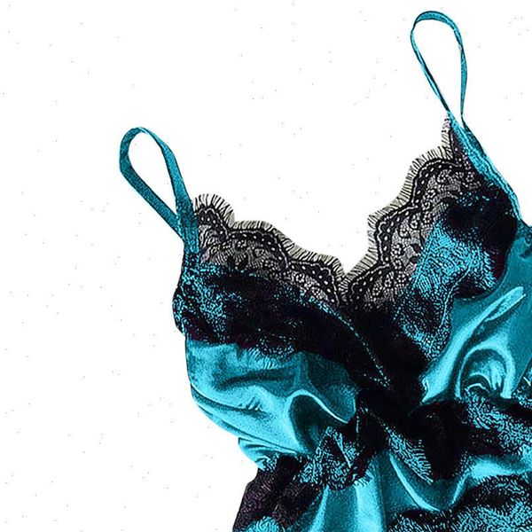 

v neck eyelash lace stain women sleepwear camisole pajamas bowknot shorts set sleeveless sling pajama patchwork pijama feminino, Black;red