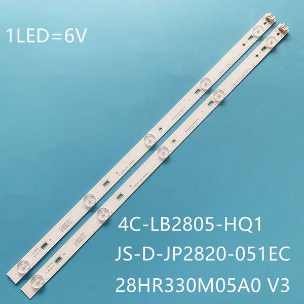 

led backlight strip5 lamp for tcl 28"js-d-jp2820-051ec 28l17 28hr330m05a0 v3 4c-lb2805-hq1tcl lehua 28l17 lamp strip