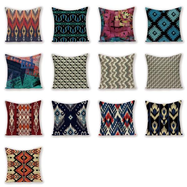 

nordic home decorator pillowcase geometric cushion cover spring pillow jacquard living room cushions custom linen cushion/decorative