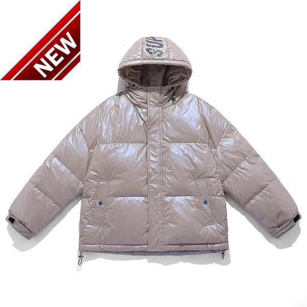 

men down jacket winter 2021 new thick warm men's all-match, Black