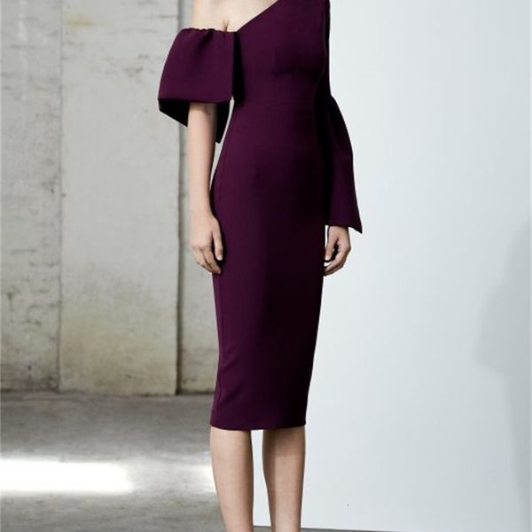 

dress purple long sleeve off the shoulder rayon bandage cocktail party bodycon, Black;gray