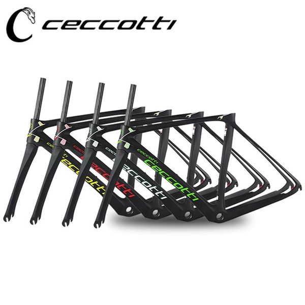 

bike frames carbon road frame ceccotti design 4 colors fiber t1000 1 1/8 to 1/4 tapered integrated bicycle