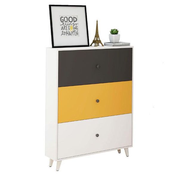 

clothing & wardrobe storage three-color flip shoe cabinet european modern minimalist door 70/80cm long household furniture fa