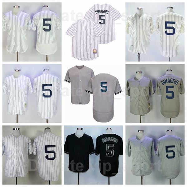 

vintage baseball 5 joe dimaggio retro jersey 1929 1939 1951 1989 retire pinstripe flexbase cool base stitched team black white grey