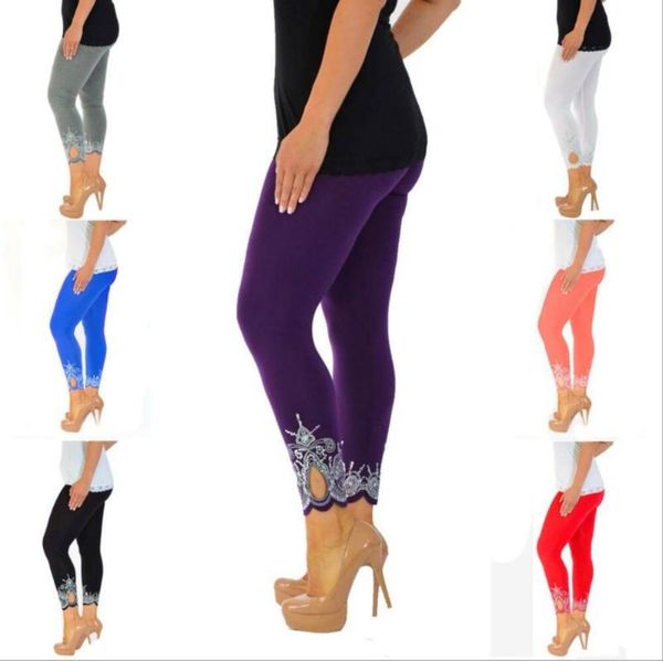

women's pants & capris women slim slimming printed cropped trousers leggings female clothes clothing garment costume dress attire costu, Black;white