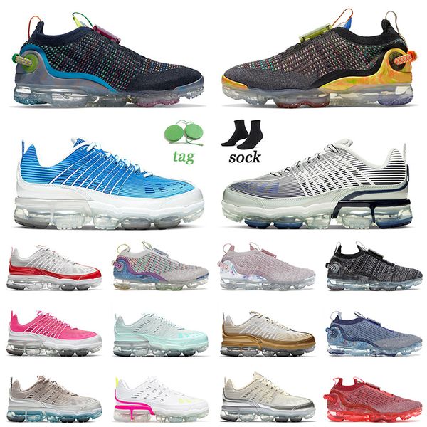 

2021 360 cushions running shoes fk-2020 fly knit size 13 deep royal blue laser orange varsity trainers sports sneakers 36-47, White;red