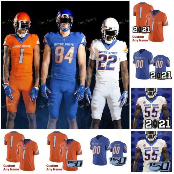 

custom boise state football jersey college 27 jay ajayi 16 john hightower 2 khalil shakir 6 ct thomas 85 john bates, Black