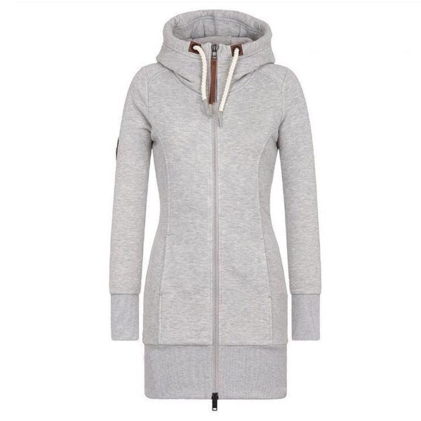 

women's hoodies & sweatshirts women fashion solid hooded jacket turtleneck zipper pocket button sweatshirt long sleeve coat winter 2021, Black