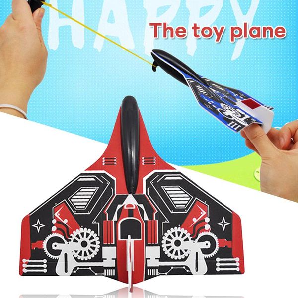 

airplane toys throwing foam airplanes with slings glider aircraft toy plane model for outdoor k9store party favor