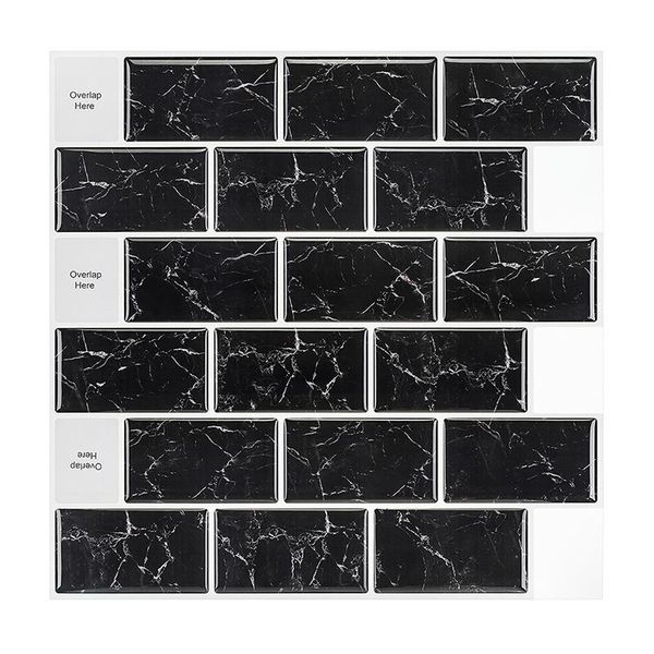 

window stickers embossed wallpaper bathroom counter 3d peel and sticky wall tiles pvc marble self-adhesive tile