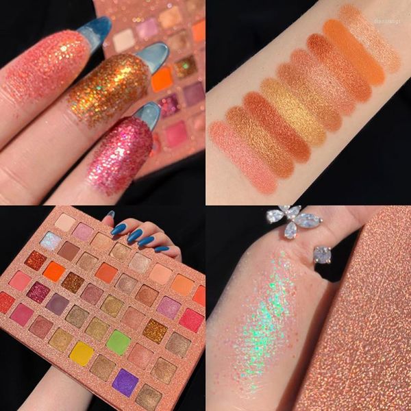 

color glitter matte eyeshadow pallete eyes makeup shimmer pigmented smoky palette make up cosmetics tslm21