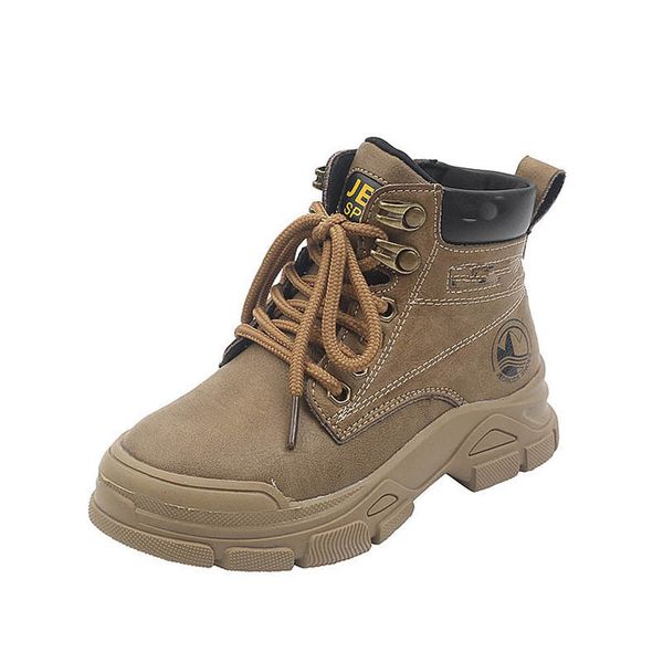 

kids boots children shoes childrens footwear girls boys short boot autumn winter casual student moccasins soft b8326, Black;grey