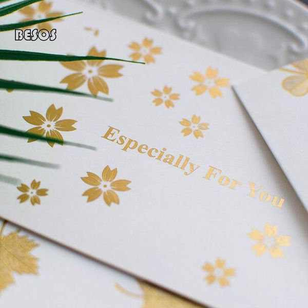 

greeting cards creative card birthday wishes thanksgiving children's day bronzing business message diy high-end small b0062m