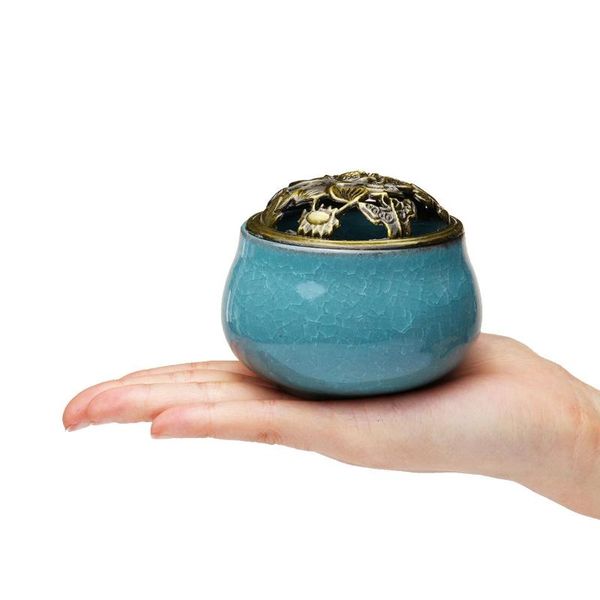 

fragrance lamps ceramic mini incense burner portable porcelain buddhist home office teahouse yoga studio