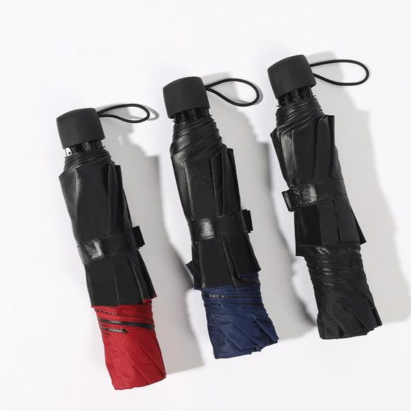 

umbrellas umbrella folding shrink business three-fold sun protection uv