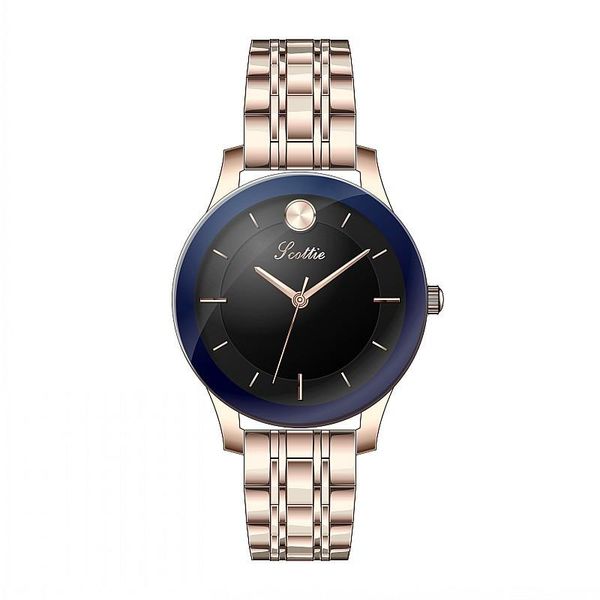 

wristwatches fashion women watches lady japan quartz movement stainless steel waterproof clock, Slivery;brown