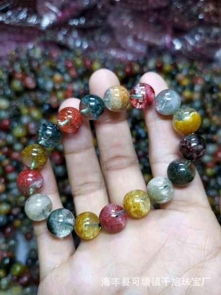

chinese style products natural flower ghost bracelet color four seasons ball diy jewelry