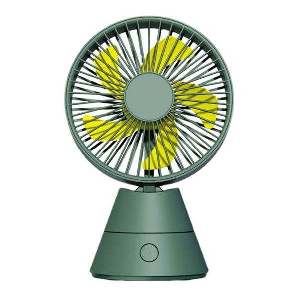 

electric fans 95ac mini usb desk ultra-quiet fan mute 3 gears desk4000mah rotatable for dorm home office travel outdoor