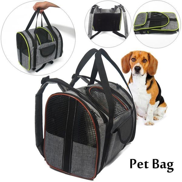 

dog car seat covers portable carrier bags for small dogs pet bag cat folding mesh breathable backpack shoulders puppy travel packbag