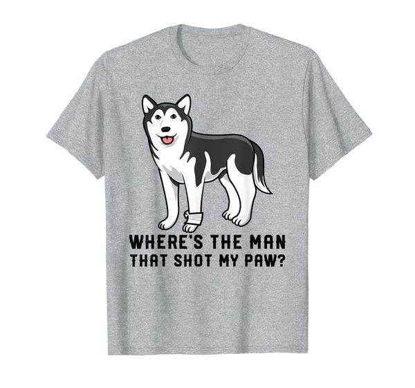 

funny dog dad joke who smy paw dog lovers canine humor t-shirt, White;black