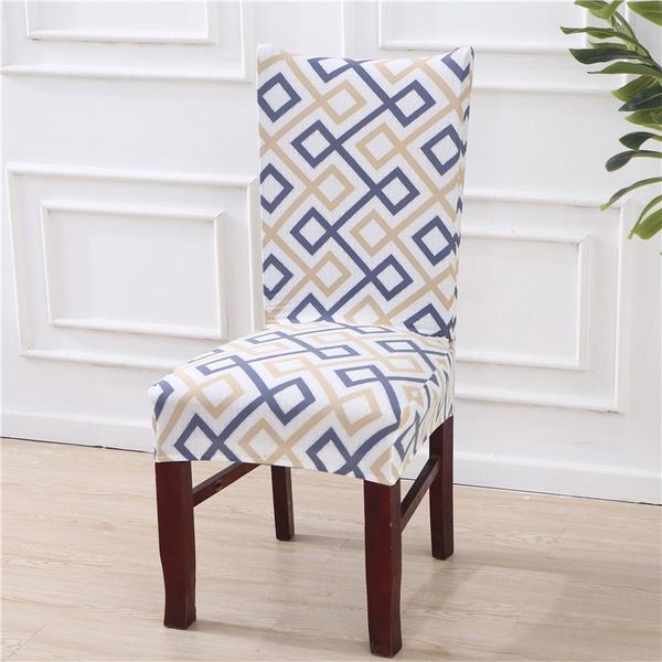 

chair covers stripped cross pattern spandex stretch dining room seat cover protective case for restaurant el