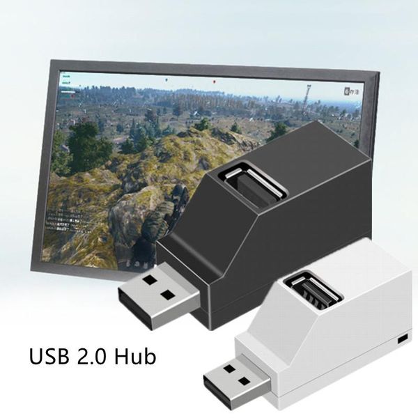 

hubs small mini card reader notebook computer black and white usb 2.0 high-speed transmission splitter hub extender device