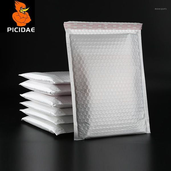 

storage bags bubble envelope packaging pearlescent film pe plastic white protection package book electronic clothing foam wrap mailing1