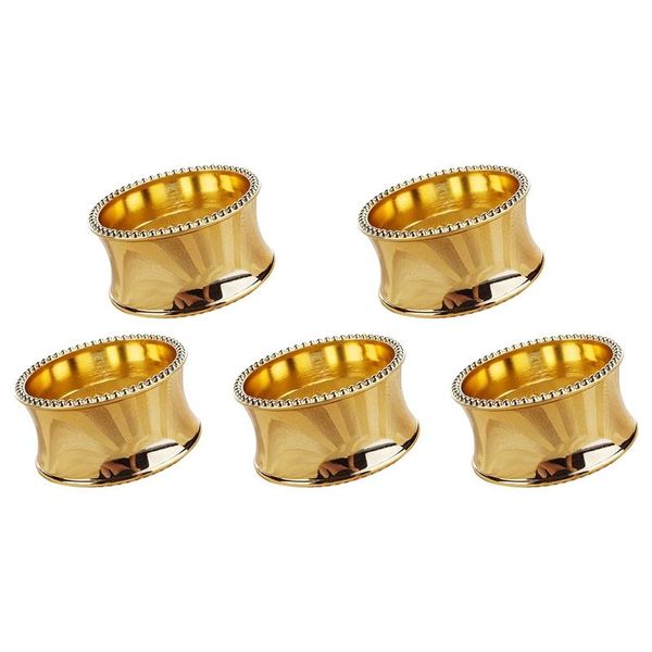

napkin rings ac86 -5 pieces of stainless steel rings, suitable for banquet wedding el supplies diameter 4.5 cm