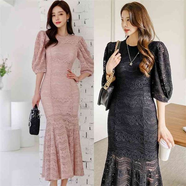 

pink party maxi dress korean ladies summer short sleeve crew neck office nightclub tight dress for women clothing 210602, Black;gray