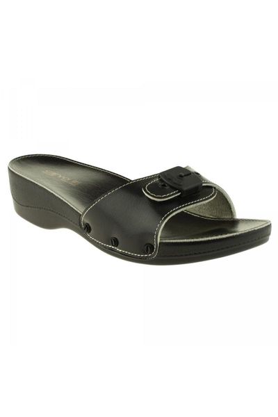 

slippers women's black orthopedic wedges