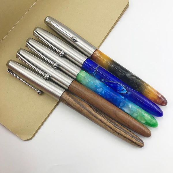 

fountain pens 1pc jinhao nice acrylic hooded nib 0.38mm ink for writing school office supplies gift stationery