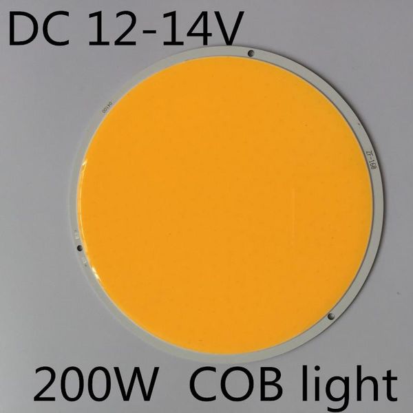 

high bright round cob diameter 160mm dc12v 200w white for lamp bead chip diy home lighting ultra 12v led modules