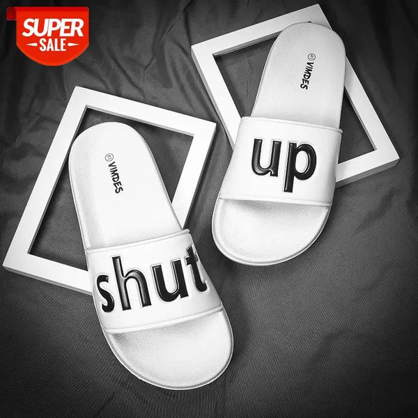 

weh brand new shoes men summer men flip flops beach slides women anti-slip zapatos hombre casual shoes big size 46 #wh9f, Black