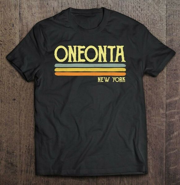 

vintage oneonta new york ny souvenir gift t-shirt black s-5xl, White;black