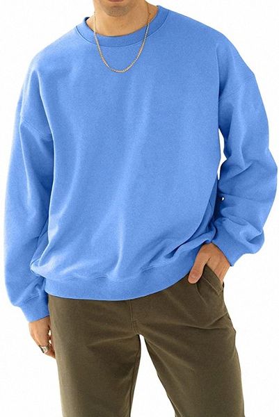 

men's crewneck sweatershirts winter pullover shirts l06q#, Black