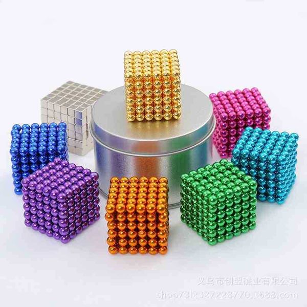 

magnetic buck rubik's cube toys ndfeb magic magnetic 1000 decompression leisure puzzle bucky balls