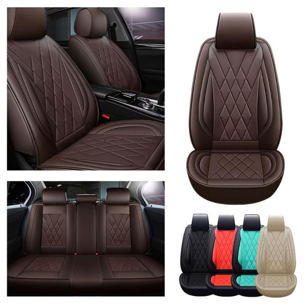 

car seat covers cover universal front rear chair mat leather cushion automobile interior accessories for mini five-seater models 3pcs