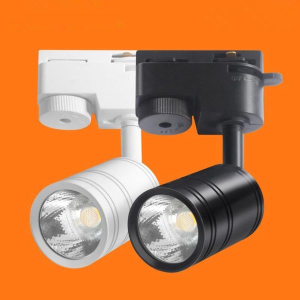 

track light 10w dimmable lamp lights rail spotlights leds tracking fixture spot reflectors for clothes store