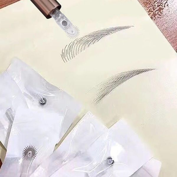 

tattoo needles microblading fog eyebrow permanent makeup 3d embroidery for manual pen inks disposable safe healthy tools