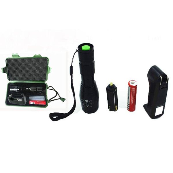 

xm-l t6 high power led torch zoomable light with 3 x or 1 18 flashlights torches